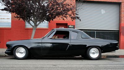 ’56 Studebaker Hawk black side left