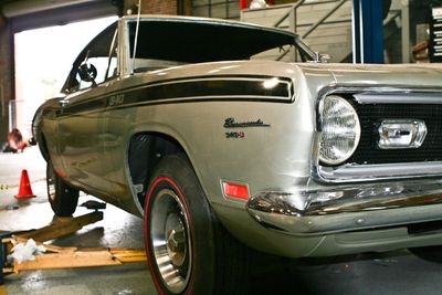’69 Barracuda Formula S three quarters front left