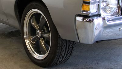 78 Chevelle silver wheel