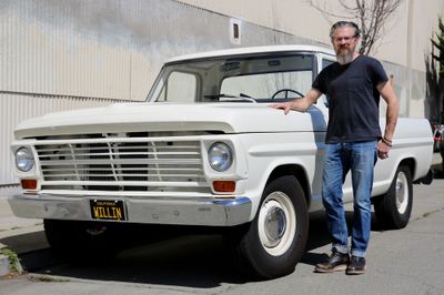 F100 truck white
